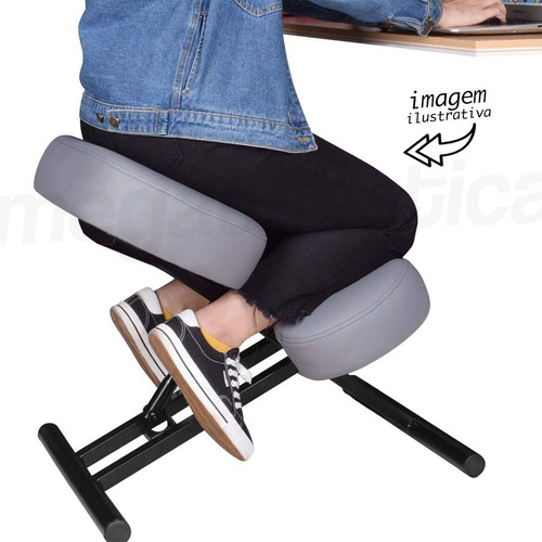 Imagem 4 de 8 de Cadeira Postural Kneeling Chair Mindfulness Yoga Meditação