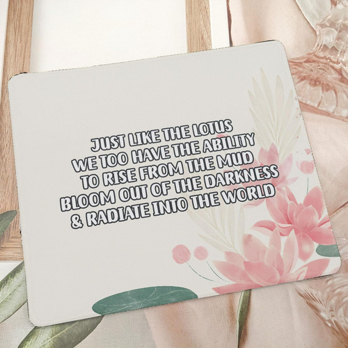 Motivacional Como Un Loto Mousepad - Meditation Meditation P