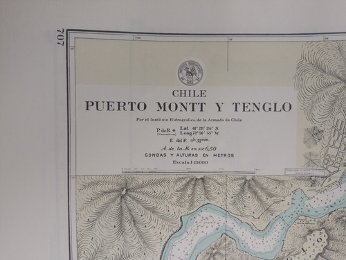 Puerto Montt Y Tenglo E Isla Malliña Cartas Naúticas