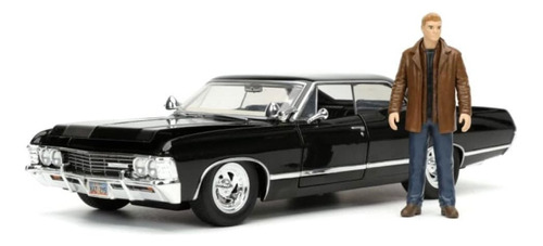 Supernatural 1:24 1967 Chevy Impala Die-cast Car Con Figura