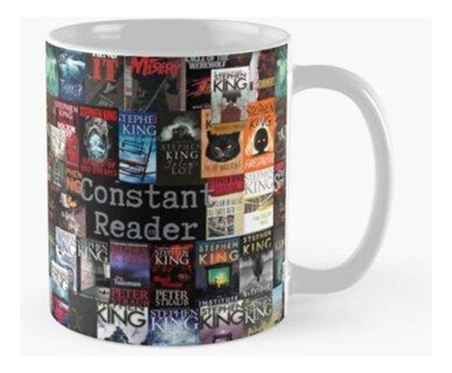 Taza Portadas De Libros De Stephen King, Lector Constante Ca