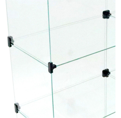 Balcao De Vidro Em L 2,50 X1,00 X 1,00 X 0,30