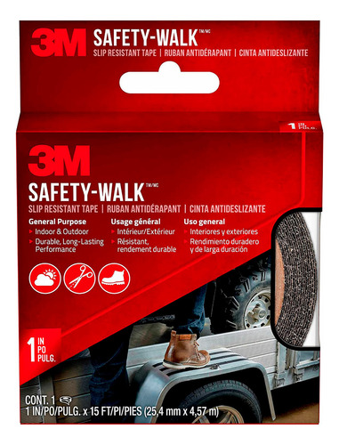 Cinta Antiderrapante Para Escaleras 3m (1 Pulgada X 4.57 Mt)