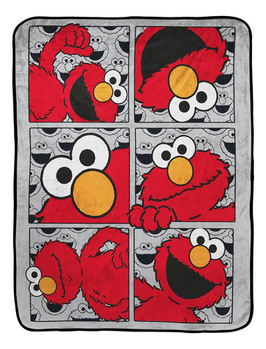 Manta Jay Franco Sesame Street Hip Elmo, 40 X 50 Pulgadas