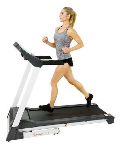 Cinta de correr eléctrica Sunny Health & Fitness SF-T7515 110V negro/gris