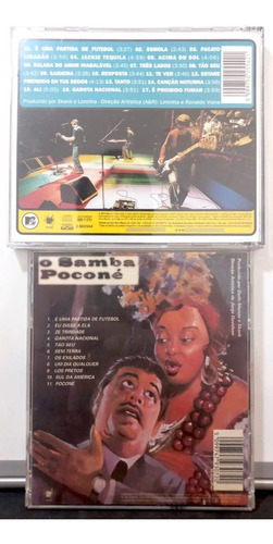 Cd 2 Albums - Skank - Ao Vivo Mtv - Samba Pacone (Usado)