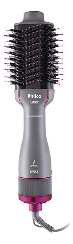 Escova Secadora Philco Soft Advance Pes14 4 Em 1 Bivolt Cor Cinza 110V/220V