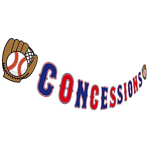 Banner De Concesiones De Béisbol Signo De Concesiones ...