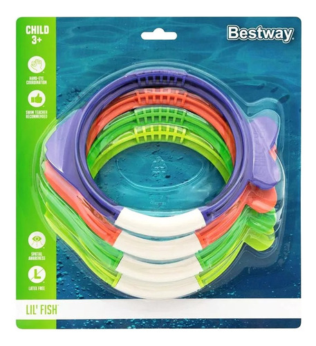 Bestway Juego Peces Sumergibles Pileta Verano En Micieloazul