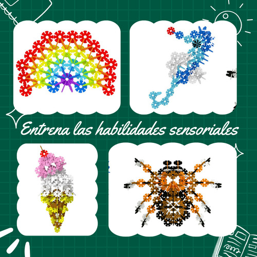 Discos Encastrables X 40 Juego Didactico Psicomotriz 40