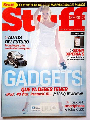 Revista Stuff Sony iPad Ps Vita Pentax Smarthphone Autos