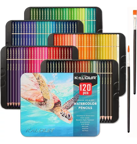 STOBOK 120 lápices de colores de colores para adultos, lápices de colores  profesionales para lápices de colores, lápices de colores para lápices de