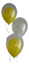 Comprar Centro De Mesa Comunión Globos 3 Globos Dobles Con Estrellas