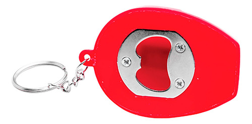 Paquete De 10 Llaveros De Plástico En Forma De Casco Con Luz Color Rojo