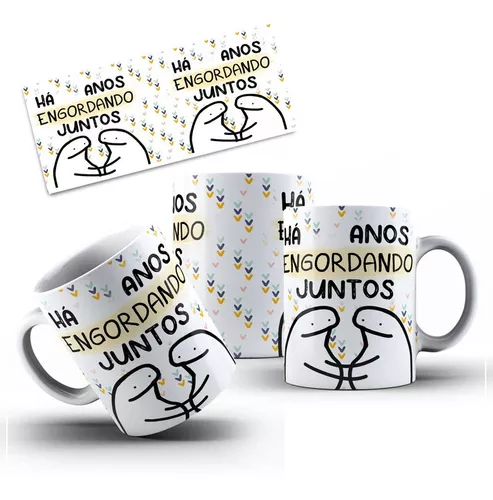 Caneca Flork Meme Bentô Divertida