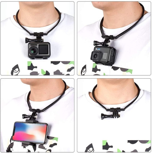 Collar Para Cámara Portátil Gopro 