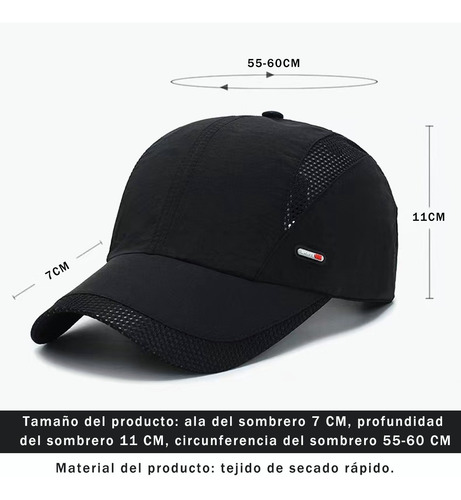 Gorra De Visera Cómoda Deportes Respirable Al Aire Libre