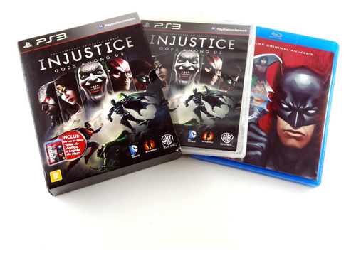 Injustice God Among Us +bluray Liga Da Justiça Playstation 3