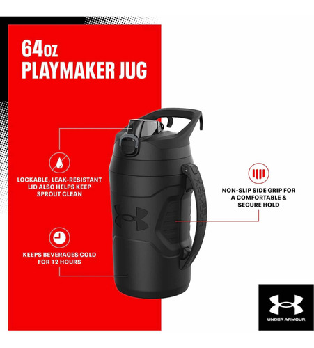 Botella Para Agua Under Armour 2 Lt EnvĂo Gratis