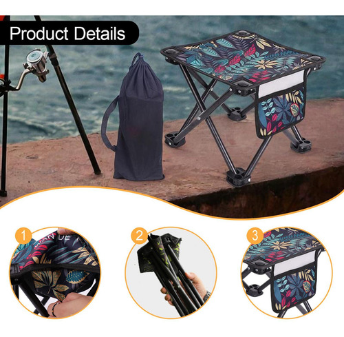 Taburete De Campamento Enrurdo Plegable Taburete Plegable