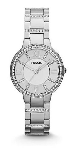 Fossil Women's Virginia Quartz Acero Inoxidable Reloj T7iw8