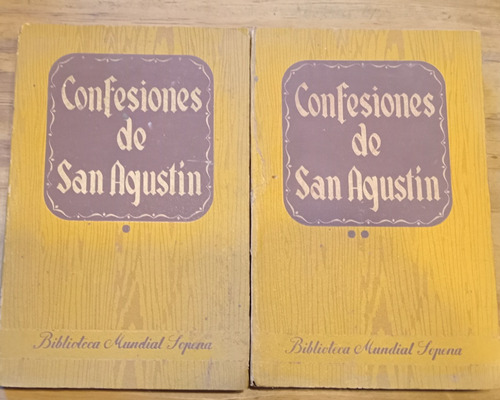 Confesiones De San Agustín (tomo 1 Y 2)