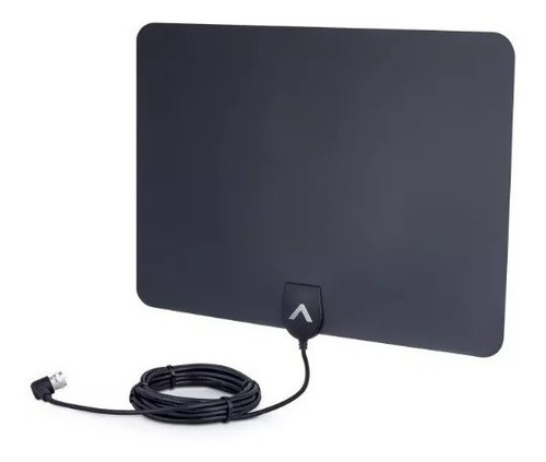 Antena Slim Digital Tv Uhf Vhf Hd Fm Super Fina Compacta