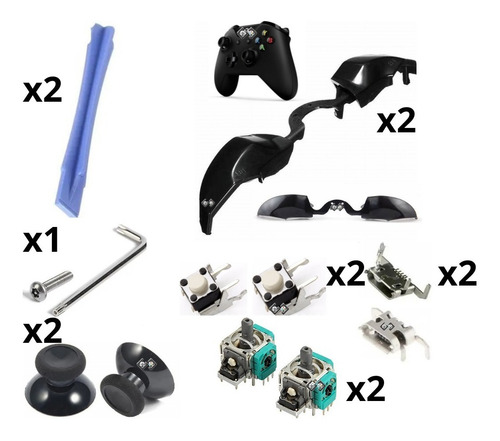 13 Set Boton Rb Lb Salida 3.5 Bumper Control Para Xbox One