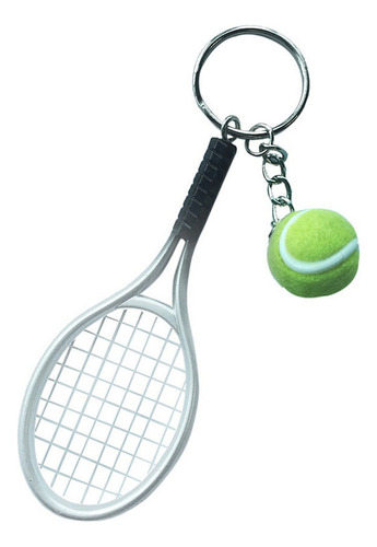 Llavero Colgante Anillo Joya Clave Mini Pelota De Tenis