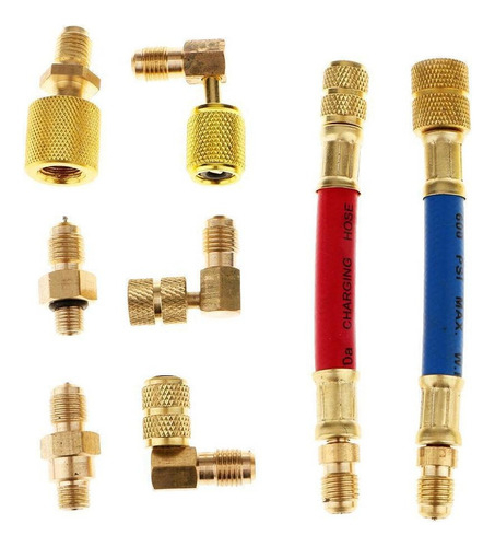 De Conjunto De R134a R12 De Adaptador De Conector De