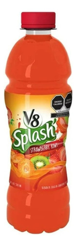 2 Pza Bebida V8 Splash Strawberry Kiwi 500 Ml