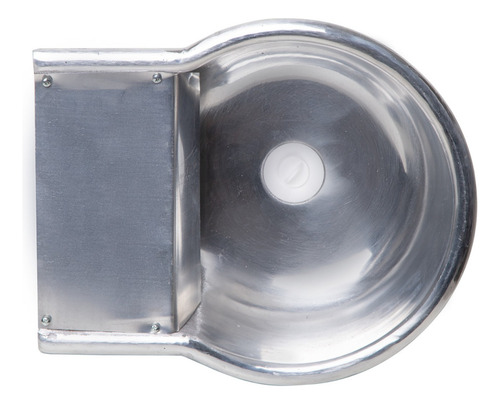 Bebedero automático para animales, perros, caballos, aluminio, 7 L, color plateado