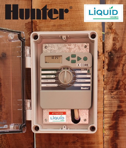Imagen 3 de 8 de Programador Controlador Riego Hunter Xcore 4 Estaciones Zona