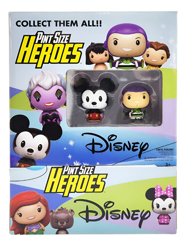 Funko Pop Pint Size X 2 Disney Outlet + Caja Exhibidora Orig