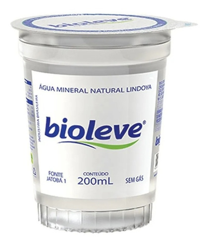 Água Bioleve Copo 200 Ml - Caixa Com 48 Un