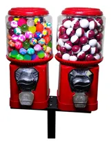 Comprar 2 Maquinas De Bolinha Comp + 500 Bolas 27mm +420 Chicletes