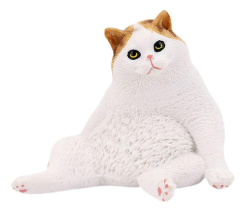 Simulación De Figuras De Gato De Shorthair Gatito Artesanal