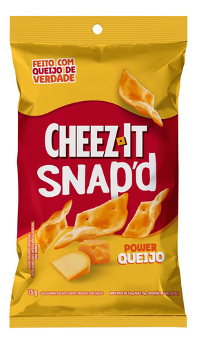 Salgadinho de queijo Cheez-It® Snap'd Power Queijo 75g