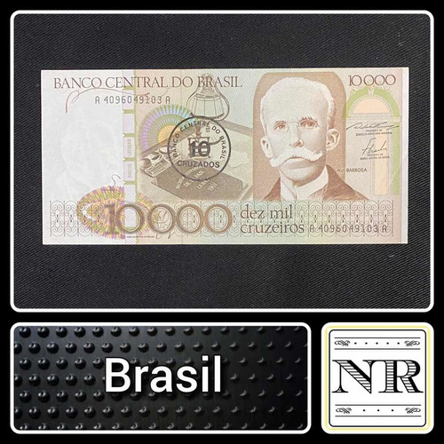Brasil - 10.000 Cruzeiros | 10 C - Año 1986 - P #206