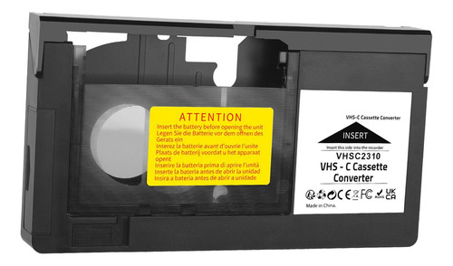 Adaptador De Casete Vhs C Adaptador Convertidor De Casete
