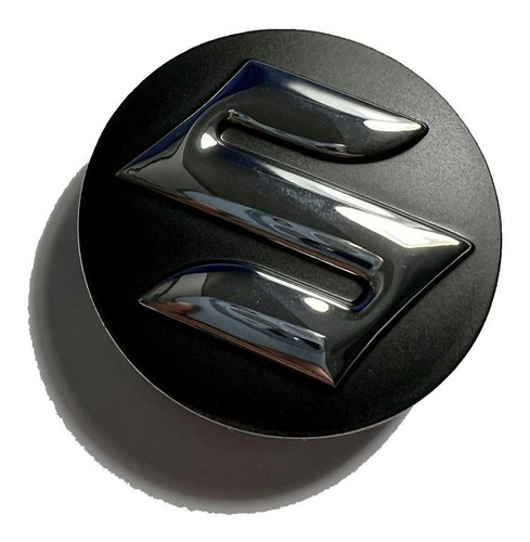 Tapa Emblema Compatible Con Aro Suzuki 54mm (juego 4 Unids)