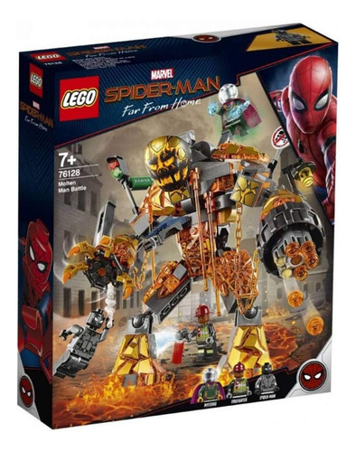 Set Juguete De Construcción Lego Spiderman Molten Man 76128