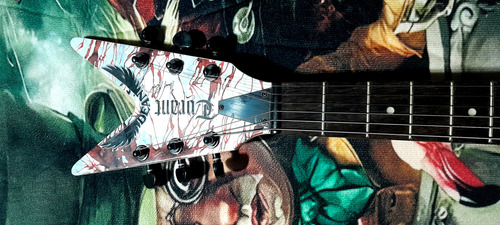 Guitarra Dean Michael Amott Tyrant X-splatter Blood Ambidestro Custom Graphic Granadillo (Usado)