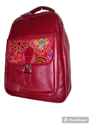 Morral Yuli De Cuero Con Tala Artesanal