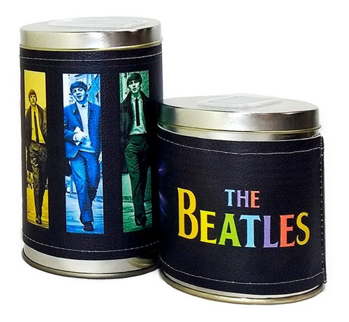 Imagen 4 de 4 de Combo The Beatles Mate Plástico Yerberas Azucareras