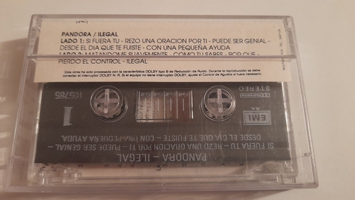 Cassette De Pandora Ilegal (#1737 (Usado)