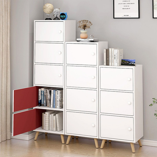 Armario Madera 3 Cajones Moderno Puertas Minimal Blanco Blanco
