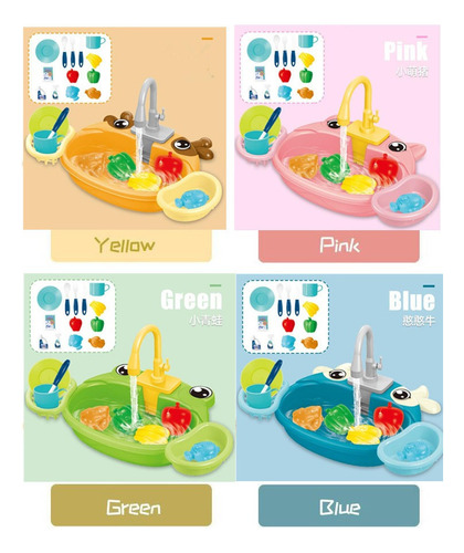Kit Infantil Con Lavabo Y Accesorios - I Got Real Water