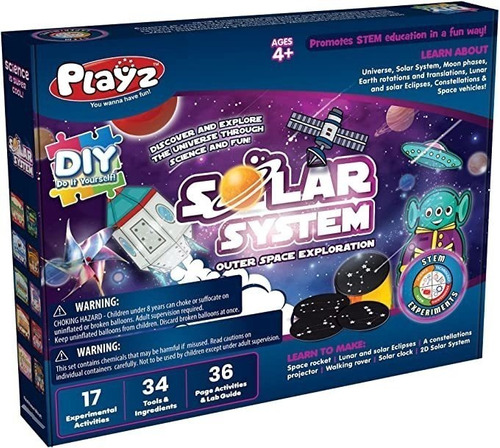 Playz Kit De Exploración De Sistema Solar Para Niños  .