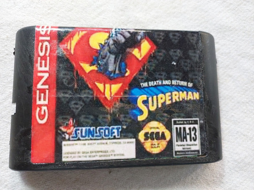 The Death And Return Of Superman Para Jogar No Mega Drive